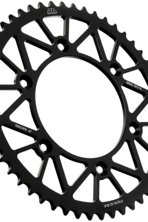 Luxe JT SPROCKETS - REAR RACELITE ALU 52T BLACK - Sprockets - 520